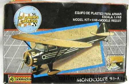Pegaso 1/48 Monocoupe 90-A with Air Race Diorama, P2060 plastic model kit